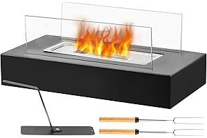 Afranti Tabletop Fire Pit Table Top Firepit Outdoor Indoor Fire Pit Tabletop Mini Fire Pit Bowl for Livingroom Porch Decorations Patio Backyard Decor Housewarming Birthday Gifts