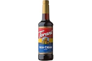 Torani Irish Cream Coffee Syrup (750ml) - Barista-Quality Cane Sugar Syrups for Irish Coffee, Lattes, Hot Chocolate & Cocktails - Rich Creamy Taste, Vegetarian-Friendly