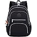 Price comparison product image Women Backpack School Bag for Teenage Girls Mochila Feminina Backpacks Large Female Travel Laptop Bagpack High Quality Sac A Dos Black 19 inches