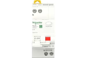 Schneider Electric FI LS RESI9 1P+N 16A B 30MA TYP A 6KA, R9D01616