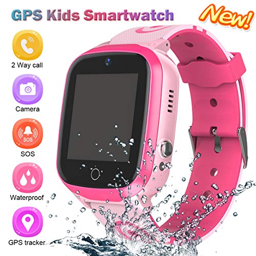 GPS Uhr Telefon,Kinder Smart Watch,GPS Smartphone für Jungen Mädchen