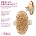 3 HEADED BATH BRUSH - The Best Bath Body Brush, Shower Brushes, Back Brush Scrubbers, Feet or Scalp Exfoliators Are Spa Essentials! Our Long Handled Skin Exfoliating Scrubber With 3 Heads Will Be Your Favorite Bath Accessories!