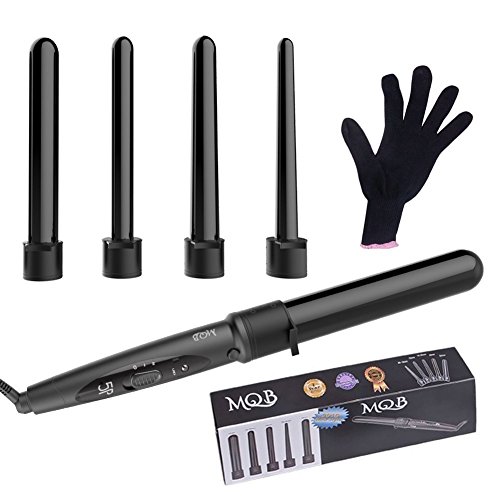 Lockenstäbe, Askliy 5 in 1 Multifunktions Austauschbare Lockenwickler Kit Hair Curler - 7