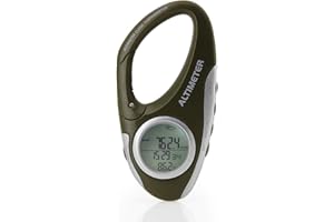 AMTAST Barometer Altimeter Thermometer Weather Forecast Monitor for Climbing Camping Outdoor Sports, Multi-Function with Backlight