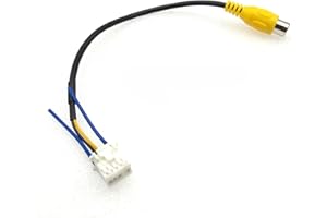 HSUPEZ Cable de 10 pines para cámara de visión trasera y adaptador de entrada de vídeo RCA para Android