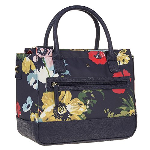 Joules Womens Everyday Canvas Shoulder Bag French Navy Floral