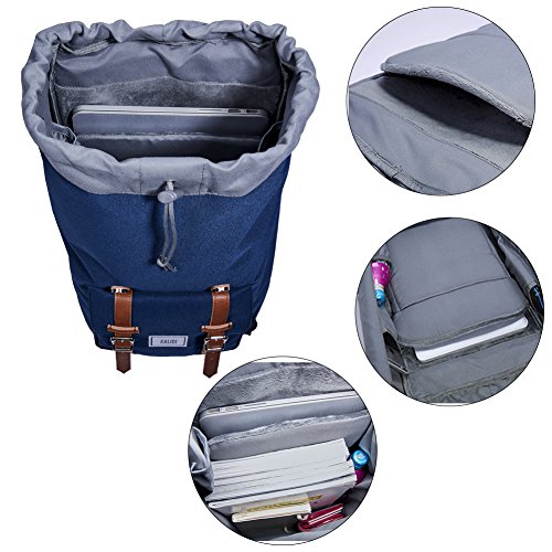 KALIDI 17 Zoll Laptop Rucksack Backpack Schulrucksack für bis zu 15.6 zoll Laptop Notebook Computer Arbeit Campus Studenten Outdoor Reisen Wandern mit Großer Kapazität - 4