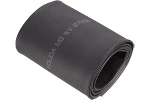 UXCELL sourcingmap Gaine thermorétractable Noir 70 mm de diamètre 2 : 1 Tube de Polyoléfine 1m