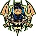 Produktbild BATMAN Gotham Guardian Patch Fleck, Officially Licensed DC Comic Superhero Artwork KunstwerkIron-On / Sew-On, 3.5" x 3.6" EmbroideRed rotBestickt Patch Fleck