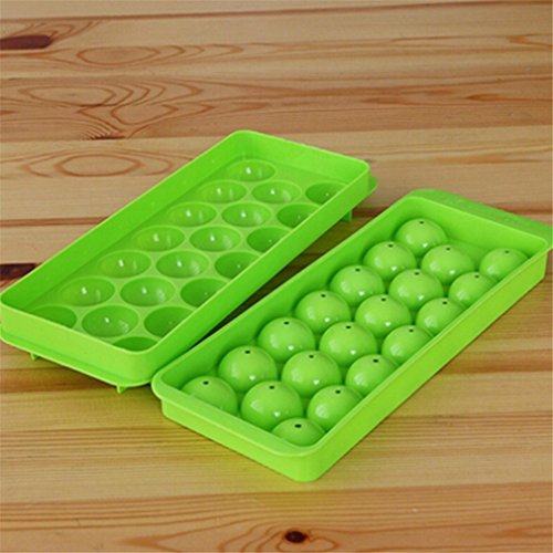 HENGSONG Eiskugel Form Kunststoff Eiswürfelformen Eisform Eis Kugeln Bällchen, Zufällige Farbe - 6