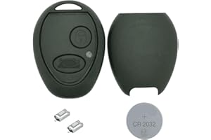 RKFUK® DIY Repair Kit - Suitable Replacement for Land Rover Discovery 2 TD4 TD5 2 Button Car Key Fob Casing with Micro Switches and CR2032 Battery Cars Vans Keys Fobs