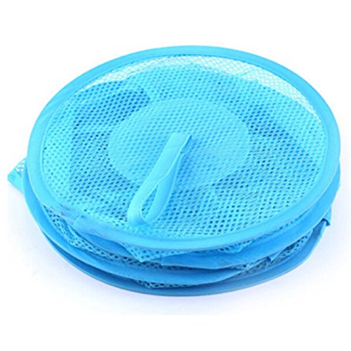 Bluelans® Mesh-hängender Speicher-Korb, 3 Tier zusammenklappbare Network hängend Aufbewahrungstasche für Spielzeug, kleine Kleidung usw. - 2