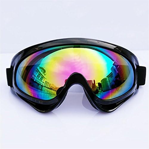 LPY-UV Protective Safety Sports Outdoor Glasses Wind Dust Protection Motorcycle Goggles Skiing &amp; Tactical Sunglasses to Prevent Particulates , black color film