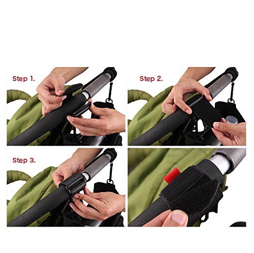 Eximtrade Baby Kinderwagen Spaziergänger Haken Aufhänger Zubehör Windel Tasche (2 Stücke) - 7