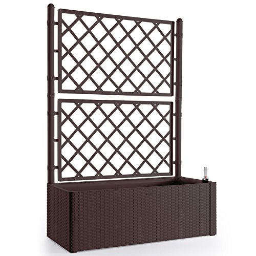 Preisvergleich Produktbild Siehe Beschreibung Blumenkasten mit Bewässerungssystem Spalier für Drinnen und Draussen • Blumentopf Pflanzkübel Blumenkübel