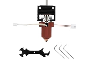 Qivine Hotend per Creality K1/K1 Max/K1C, 300 °C ad alta temperatura 600 mm/s, kit di blocco riscaldante in ceramica con Heat Sink, Creality K1 Series 3D Stampante Ceramic Heating Block