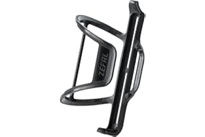 ZEFAL Pulse S2 à Droite - Porte Bidon Vélo à Ouverture Latérale - Porte Gourde Velo Légère - Porte Bidon VTT ou Vélo de Route en Fibre de Carbone - 28 g - Fabriqué en France, Noir