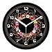 Produktbild LLSJZ Watch Clock Art Creative Wall Clock Wohnzimmer Schlafzimmer Clock Dekoration Mauer Uhren Stille Kunst Uhren Uhren,Schwarzer Rand 12 Zoll
