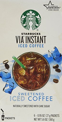 Preisvergleich Produktbild Starbucks - Kaffee Via Instant Coffee, Iced, 6 Ea