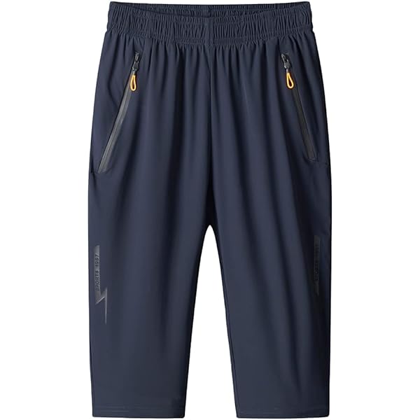 Pantaloncini Cargo In 100% Cotone 3/4 Casual Con Molte Tasche Per Uomo - Foto 4