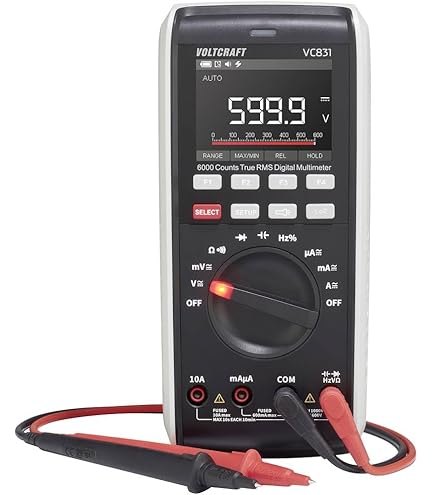 Multimetro Digitale VOLTCRAFT VC-22 SE - CAT III 600V, Con Rilevazione Campi Elettrici Senza Contatto - Foto 13