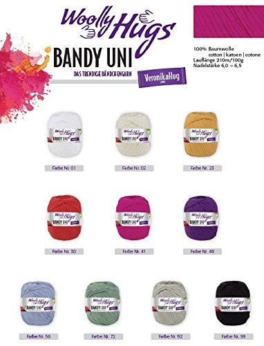Woolly Hugs Bandy Uni 100 g (99 schwarz) - 2