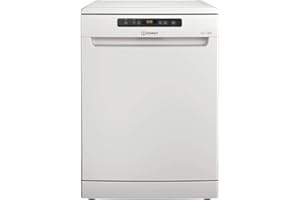 Indesit DFO 3T133 F UK Freestanding Standard Dishwasher, 14 Place Settings, 8 Programs, White