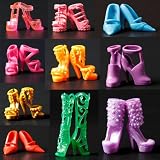Material: Silicone BeautyLife - ⓡ 10 Pares Guantes de Barbie Pumps Botas Sandalias Barco para muñecas Barbie muñecas