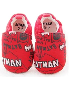 Innenschuh Baby Modell Batman (A) 0/6Monate, 12/18monate, 6/12monate