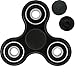 Produktbild Fidget Spinner Stress Reducer Keramik Lager, Version mit 4 Kugellagern, Hand Spinner,Anti Stress von Toys4boys ® (Schwarz)