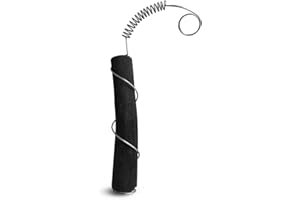 BLACK + BLUM Binchotan Activated Carbon Water Filter with Steel Holder, Sustainable Japanese Water Filter Drinking Water, Activated Carbon Filter Water Treatment Cleans and Adds Minerals