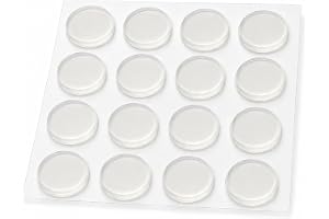 Dörrbuffert transparent, ihaspoko 20 x 5 mm Dörrstopp vägg självhäftande
