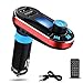 Produktbild Bluetooth FM Transmitter-Perbeat BT66 Kabelloser FM Transmitter Radio Adapter MP3 Player Freisprechfunktion für Auto mit Micro-SD-Karten Dual USB 5V / 2.1A Ladegerät Flashspeicher für Smartphone iPhone iPad