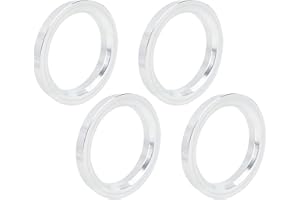 X AUTOHAUX 4pcs 73.1 to 57.1 mm Aluminium Alloy Car Hub Centric Rings