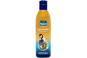 Parachute Advansed Ayurvedic Coconut Hair Oil with Basil (Tulsi), Aloe vera, Flax seed, Gooseberry (Amla) 25 ayurvedic ingredients Controls Hair Fall, Dandruff, Hair thinning all hair types 180ml