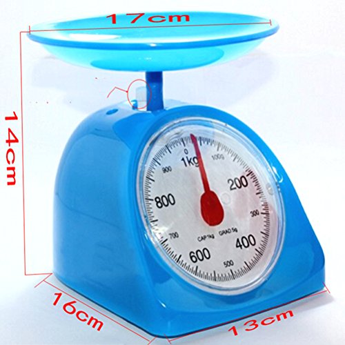 Bestonzon Mechanical Kitchen Scales 1kg Retro Food Weighing For