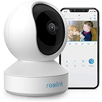 Reolink WLAN IP Kamera schwenkbar, Überwachungskamera Innen Handy 3MP HD mit 2,4 GHz WLAN, 355° Schwenk- / 50° Neigung…