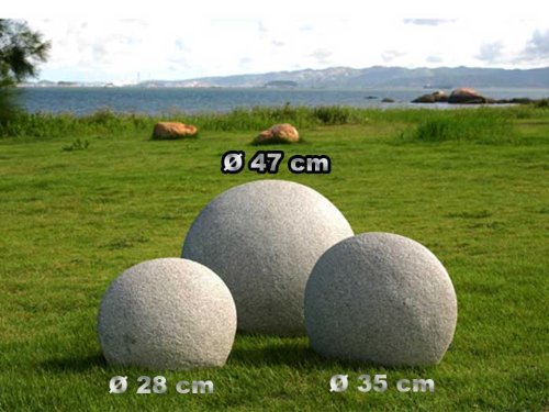 Kugelleuchte Gartenkugel GlowGranite Ø 47cm 10222 - 2