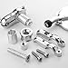 Motorcycle Chrome Plated Billet Aluminum Outside Rearview Side View Mirrors Multi Angle Adjustable Blindsight Rearview Handle Bar End Convex Universal Fit For Suzuki B-King GSF650 Bandit GSX R600 R750 R1000 Gixer / Yamaha YZF R1 R6 R6S / Honda CBR 600RR