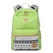 Produktbild Neue Double Bag Middle School Student Tasche Computer Bag, Grün, 42 * 29 * 14 cm