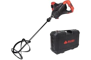 RUBI 26980 |Potente Mezclador Motor Eléctrico 2100 W | Mezclado Homogéneo de Materiales Evitando Creación de Burbujas y/o Grumos | RUBIMIX-9 POWER MAX | 230V 50/60Hz