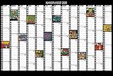 Hundertwasser Jahresplaner Art 2020: Wandplaner by 