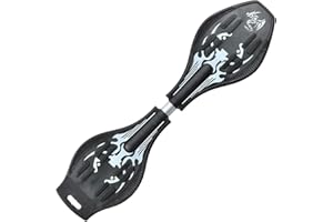 ERNAN Waveboard con Ruedas LED, Waveboard Infantil Street Surf Caster Torsion Skateboard Double Deck Casterboards for Niños/Adolescentes