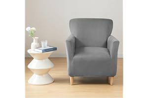 UYEOCO Copripoltrona 1 Posto con Braccioli Relax Reclinabile Universale Copri Poltrona Elasticizzato Lavabile Rimovibile Fodera per Poltrona Poltroncine Relax Copertura per Poltrona Elettrica Reclinabile ( C