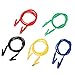 Produktbild GoolRC 5Pcs Respective Colors jeweiligen Farben Closed anti-static geschlossen antistatische 3mm Aligator Clip to Aligator Clip 1m Silicone Test Cable Silikon Test Kabel