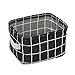 Produktbild hunpta Aufbewahrungskorb, faltbar Lagerplatz Closet Spielzeug Box Container Organizer Stoff Korb schwarz