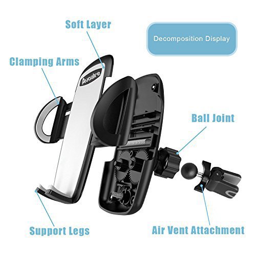 Handyhalter Auto Avoalre Galaxy Haltersamsung iPhone Halter Universale Autohalterung Handyhalterung KFZ Handyhalterung Samsung Halterung Kompatibel mit iPhone Samsung Galaxy LG Nexus Sony HTC Motorol