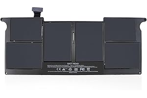 BATTREVO Batería portátil A1406 para MacBook Air 11» Pulgadas A1370 (Mediados 2011) A1465 A1495 batería Mediados 2011 2012 2013 principios 2014 2015 años 5100mAh/39Wh/7.6V