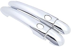 hippoca Auto Außentürgriff Abdeckung Für Renault Megane II MK2 2 2002 2003 2004 2005 2006 2007 2008 2009, Auto Türgriff Schale Car Styling Zubehör