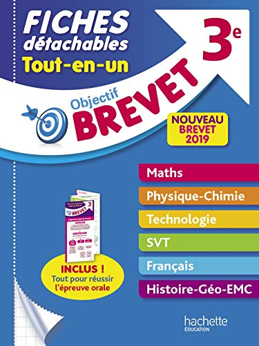 Objectif Brevet 3e - Fiches détachables Tout-en-Un Nouveau Brevet 2019